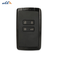 Llave inteligente negra de 4 botones KRSIK4CH-01 433MHz para Renault Talizman 2016+