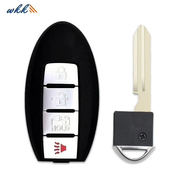 Control remoto de coche con CHIP 4A, 3 + 1 botones, CWTWB1G0168, para Nissan Leaf 2018-2020