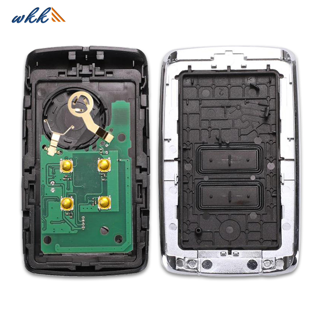 Llave remota de coche blanca de 4 botones KRSIK4CH-01 4A 433MHz para Renault Kadjar 2015+