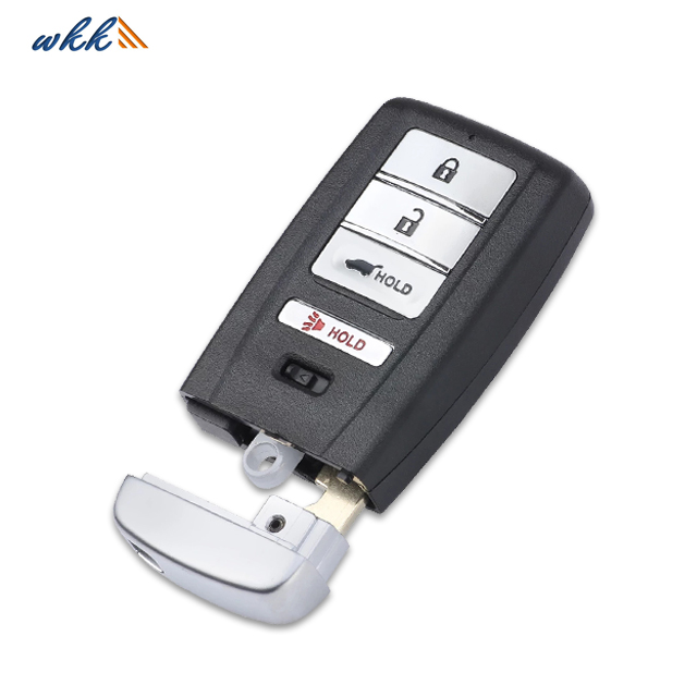Llave de coche remota inteligente de 3+1 botones KR5T21 433,92 MHz para Acura RDX